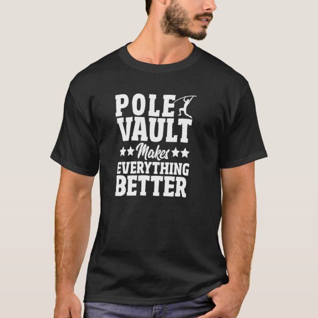 Camiseta Pole Vault Pole Vaulle Pole Jumper Pole Vault (Anverso)