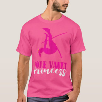 Camiseta Pole Vault Princess Crown Pole Vaulage High Jumpi
