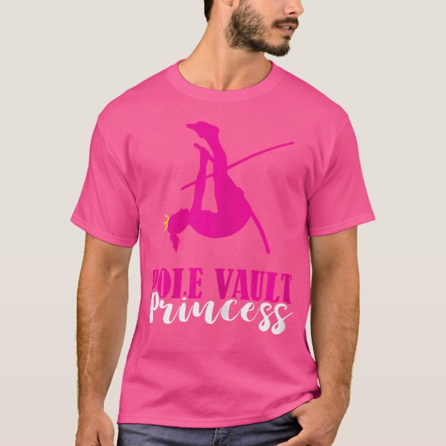Camiseta Pole Vault Princess Crown Pole Vaulage High Jumpi (Anverso)