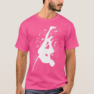 Camiseta Pole Vaulter Colorsplash Pole Jump Atleta Niños Po