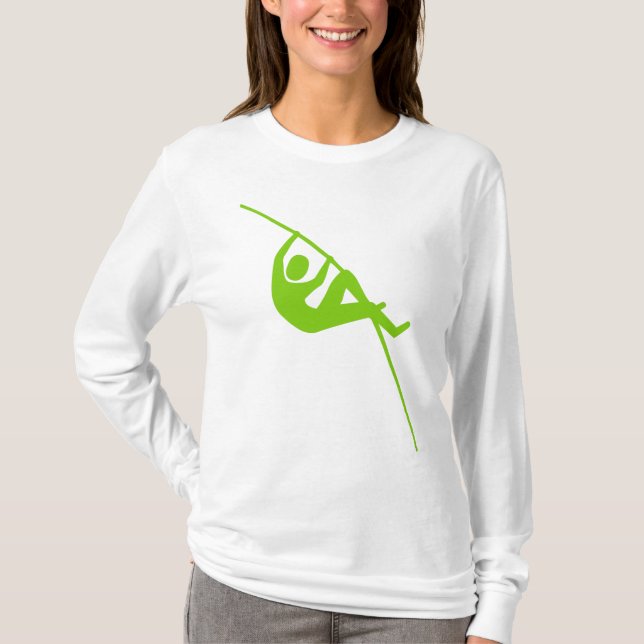 Camiseta Pole Vaulting - Martian Green (Anverso)