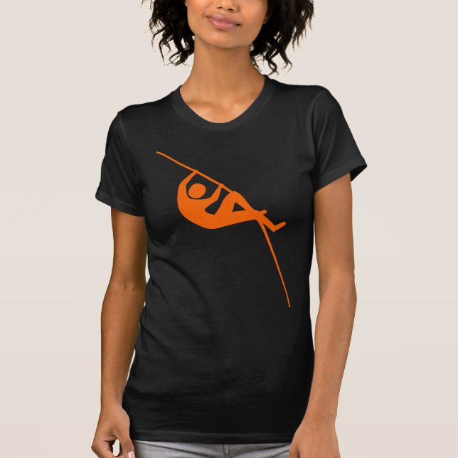 Camiseta Pole Vaulting - Naranja (Anverso)