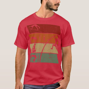 Camiseta Pole Vaulting Retro Vintage