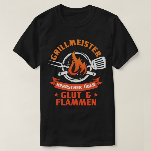 Camiseta Polémica sobre el parrillada de los hombres (Diseño del anverso)