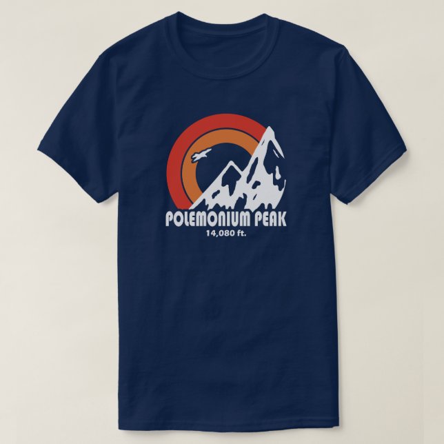 Camiseta Polemonium Peak California Sun Eagle (Diseño del anverso)