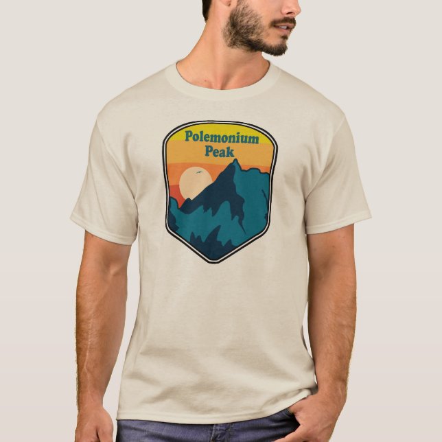 Camiseta Polemonium Peak California Sunrise (Anverso)