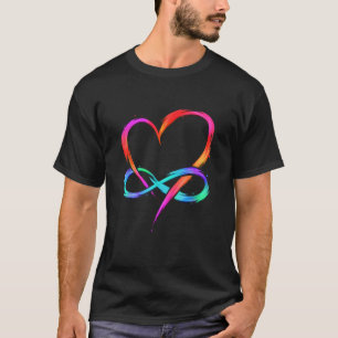 Camiseta Poliamory Infinity Heart Artwork Design Gift T Shi