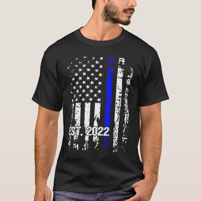 Camiseta Police Graduation Back Print USA Police Academy 20 (Anverso)