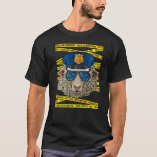 Camiseta Policía Chita Oficial Policía Policía Granja Anim