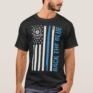 Camiseta Policía da vuelta a la aplicación de la ley de Ban