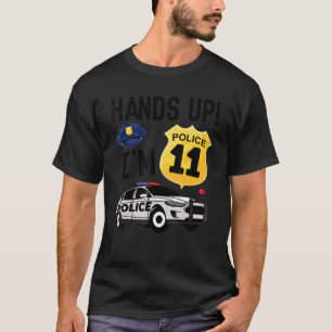 Camiseta Policía de 11 años, policía de once años