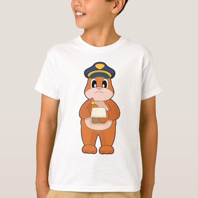 Camiseta Policía de Boletos de Oso (Anverso)