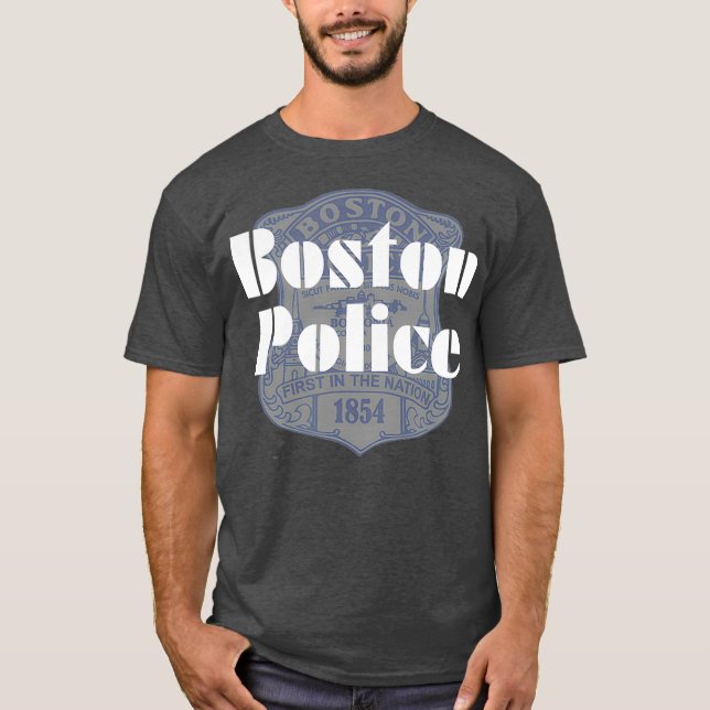 Camiseta Policía de Boston Vintage BPD Tee (Anverso)