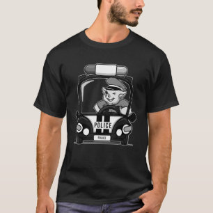 Camiseta Policía de Cerdo, Amante de Cerdo, Amante Divertid