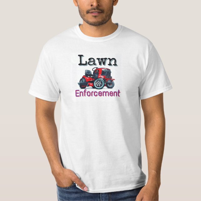 Camiseta policía de césped (Anverso)