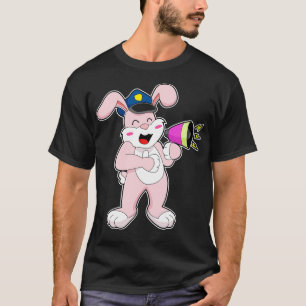 Camiseta Policía de conejos Micrófono