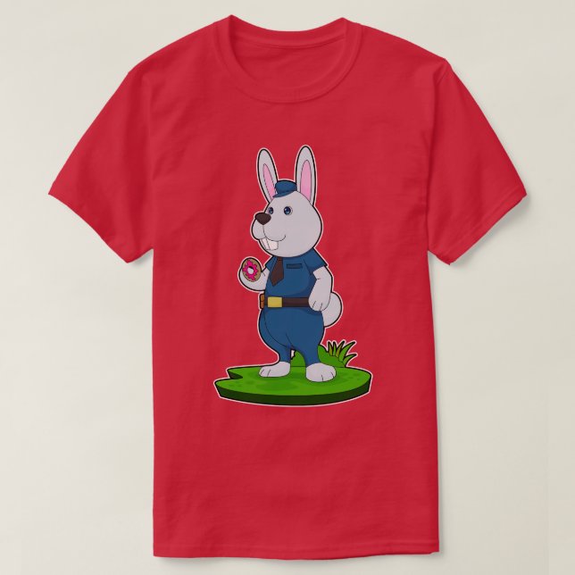 Camiseta Policía De Cop De Conejo (Diseño del anverso)