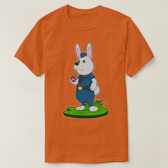 Camiseta Policía De Cop De Conejo (Diseño del anverso)