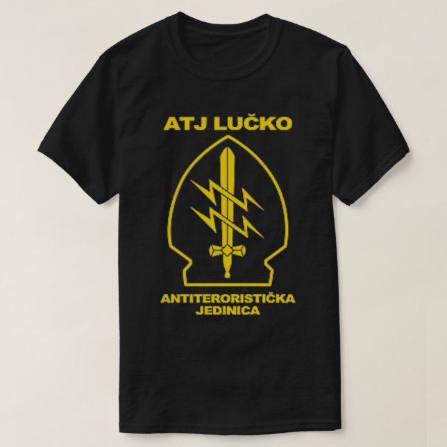 Camiseta Policía de Croacia ATJ LUCKO Specijalna Policija T (Diseño del anverso)