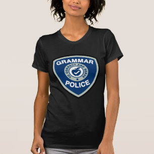 Camiseta Policía de gramática