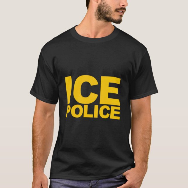 Camiseta Policía de hielo (Anverso)