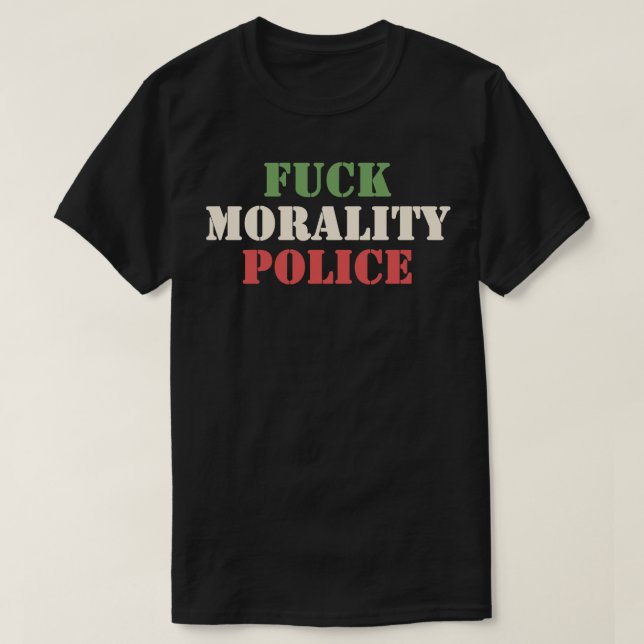 Camiseta Policía de la Moralidad 3 (Diseño del anverso)