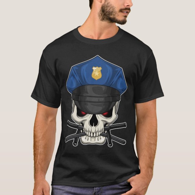 Camiseta Policía de la Policía de la Policía de la Policía  (Anverso)