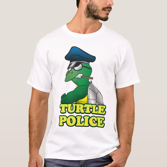 Camiseta Policía de la tortuga (Anverso)
