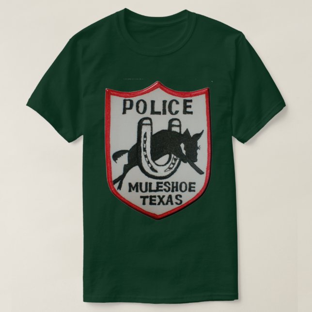 Camiseta Policía de Muleshoe 1 (Diseño del anverso)