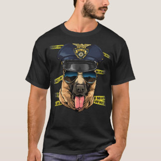 Camiseta Policía de Pastor Alemana Pastor K 9 Perro