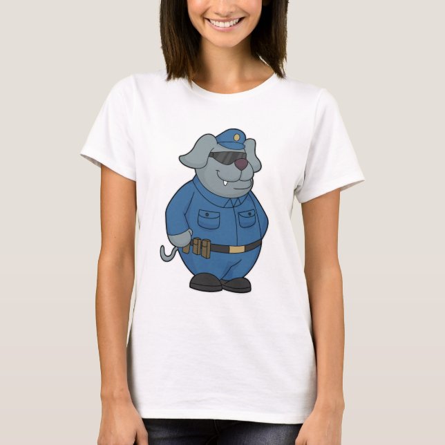 Camiseta Policía de perros (Anverso)