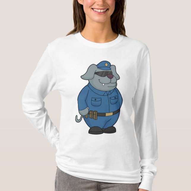 Camiseta Policía de perros (Anverso)