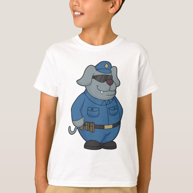 Camiseta Policía de perros (Anverso)