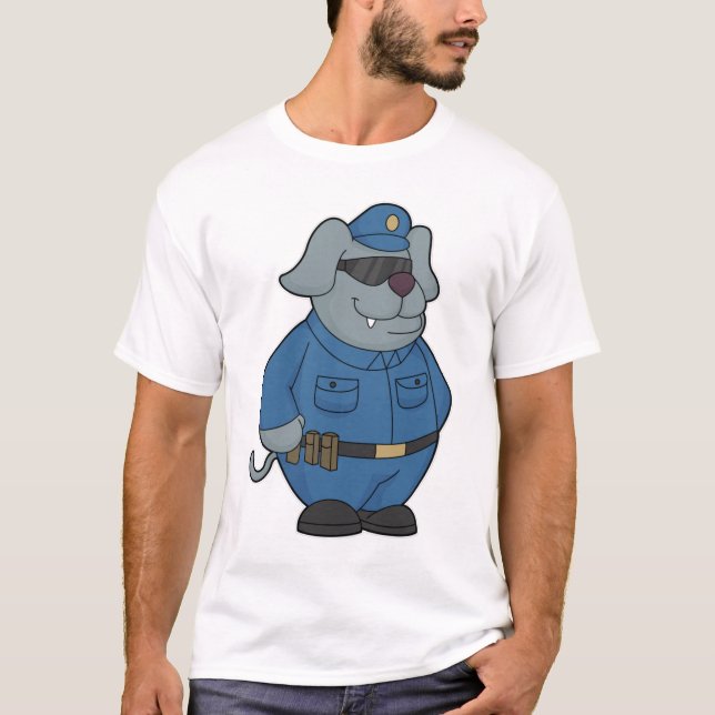 Camiseta Policía de perros (Anverso)