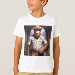 Camiseta Policía de pie de página