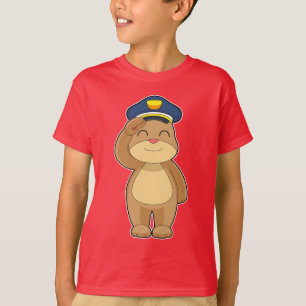 Camiseta Policía de Policía de Policía de Oso gorra