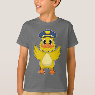 Camiseta Policía de Policía de Policía de Policía de Duck