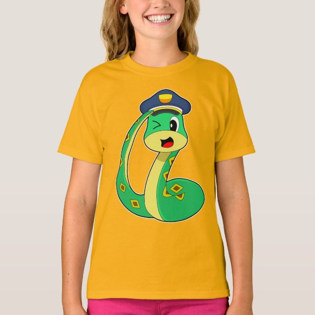 Camiseta Policía de Policía de Policía de Policía de Snack (Anverso)