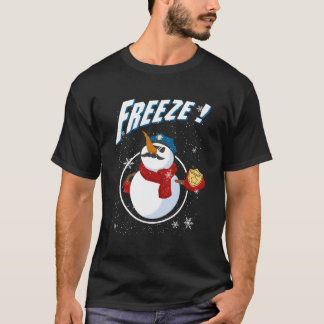 Camiseta Policía de Policía de Policía detiene a Snowman