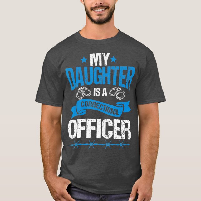 Camiseta Policía de prisiones Prisión de Hijos (Anverso)