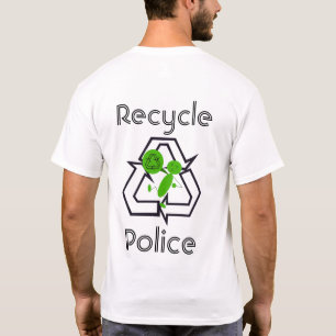 Camiseta Policía de reciclaje