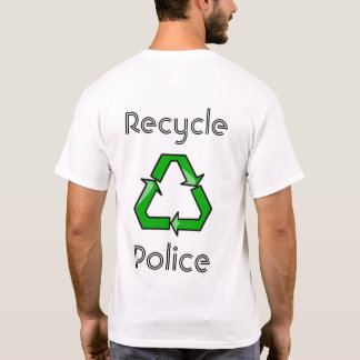 Camiseta Policía de reciclaje