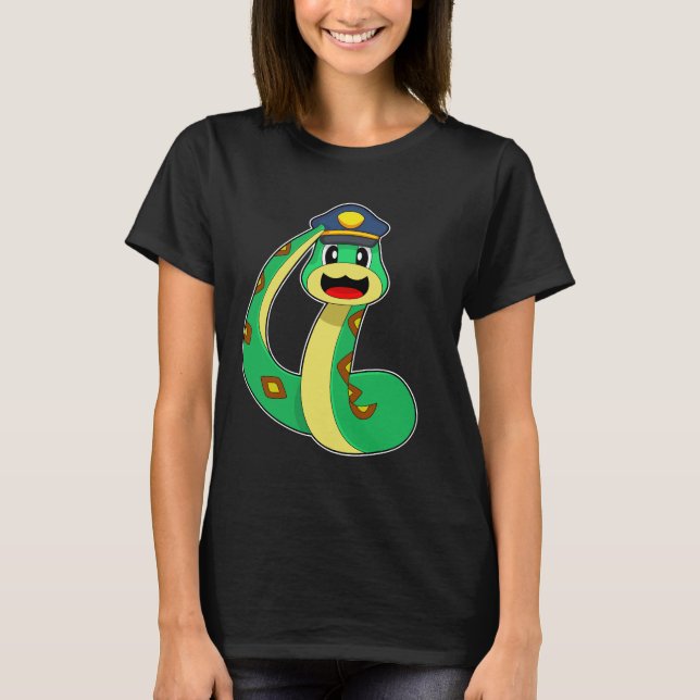 Camiseta Policía de serpientes (Anverso)