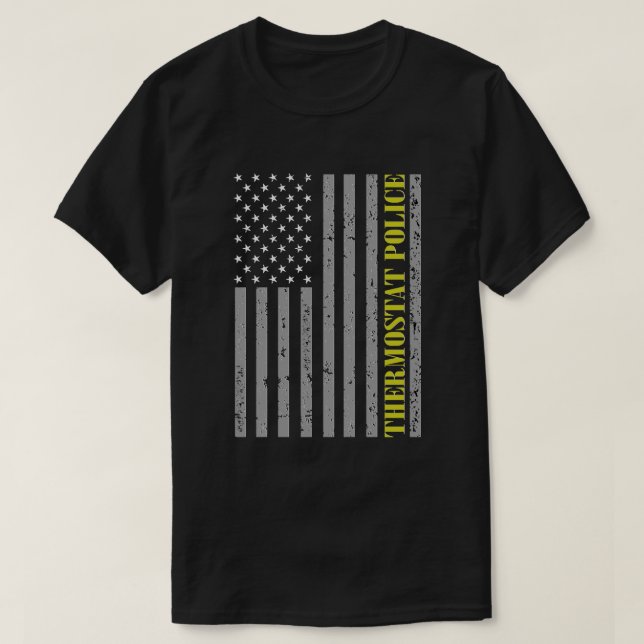 Camiseta Policía de termostato (Diseño del anverso)