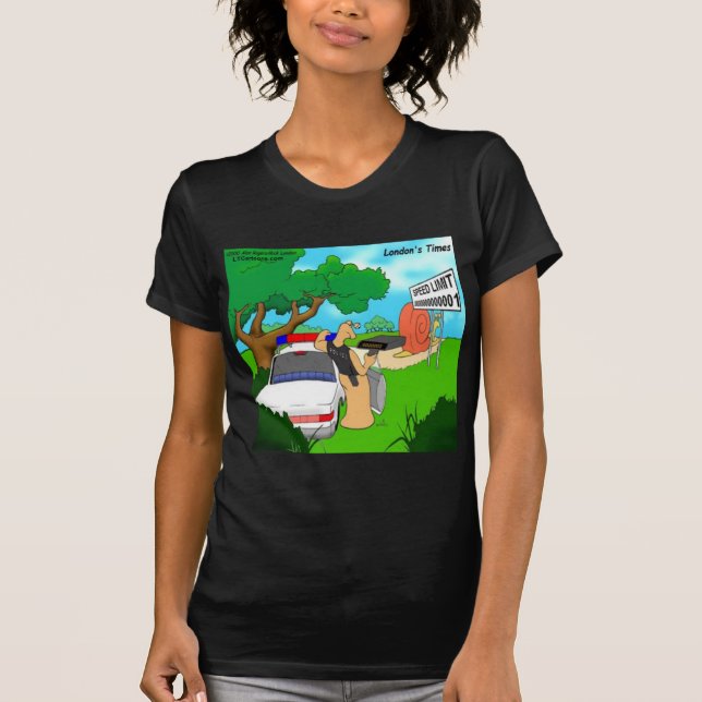 Camiseta Policía de Tráfico Babosa Divertido (Anverso)