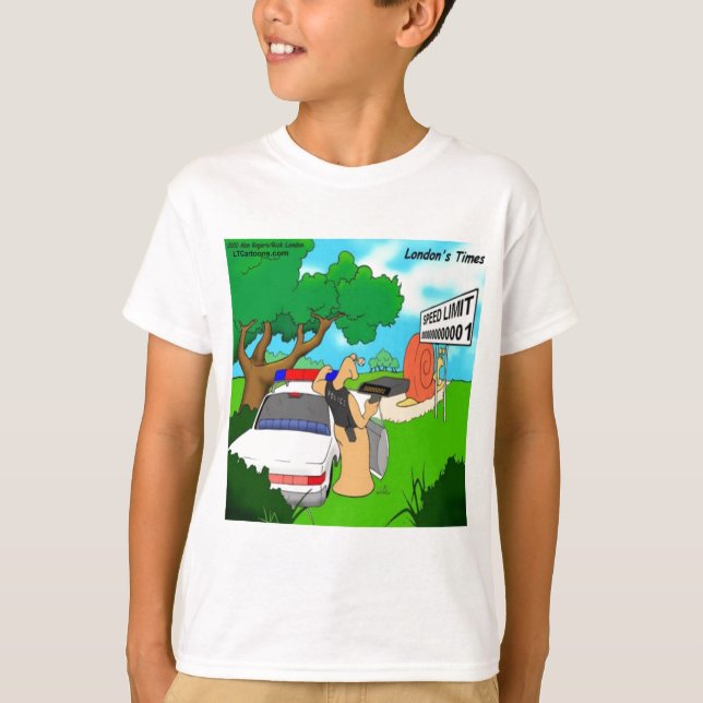 Camiseta Policía de Tráfico Babosa Divertido (Anverso)
