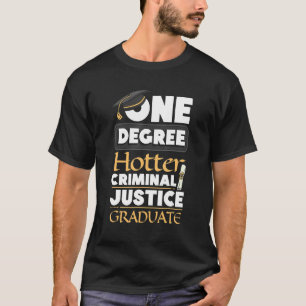 Camiseta Policía de un grado de justicia penal futuro