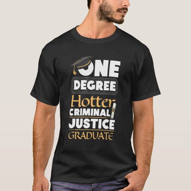 Camiseta Policía de un grado de justicia penal futuro (Anverso)