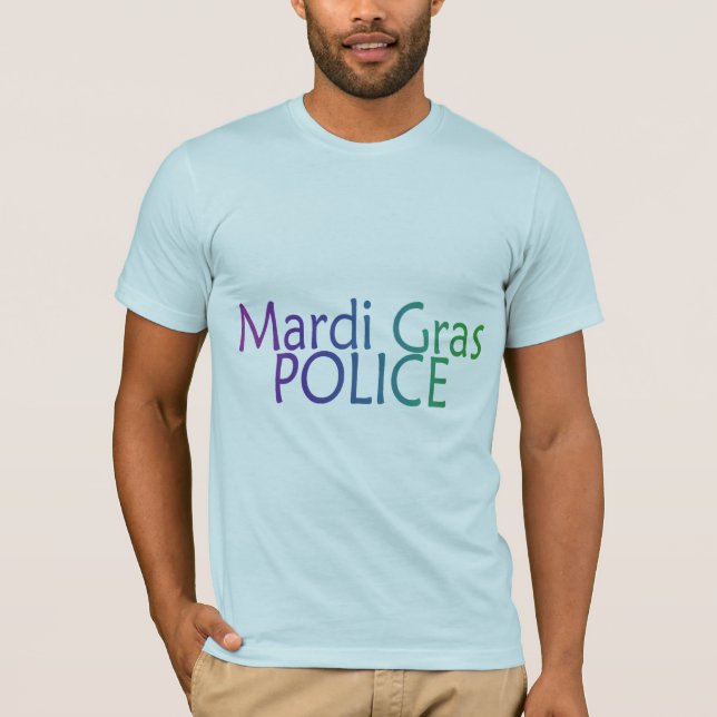 Camiseta Policía del carnaval (Anverso)
