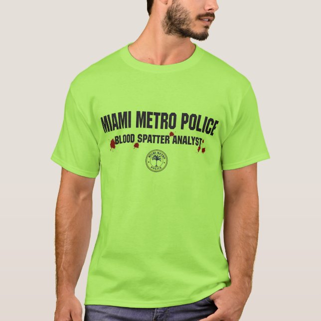 CAMISETA POLICÍA DEL METRO DE MIAMI (Anverso)